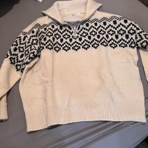 Grey Bandit Abigail Quarter Zip Sweater